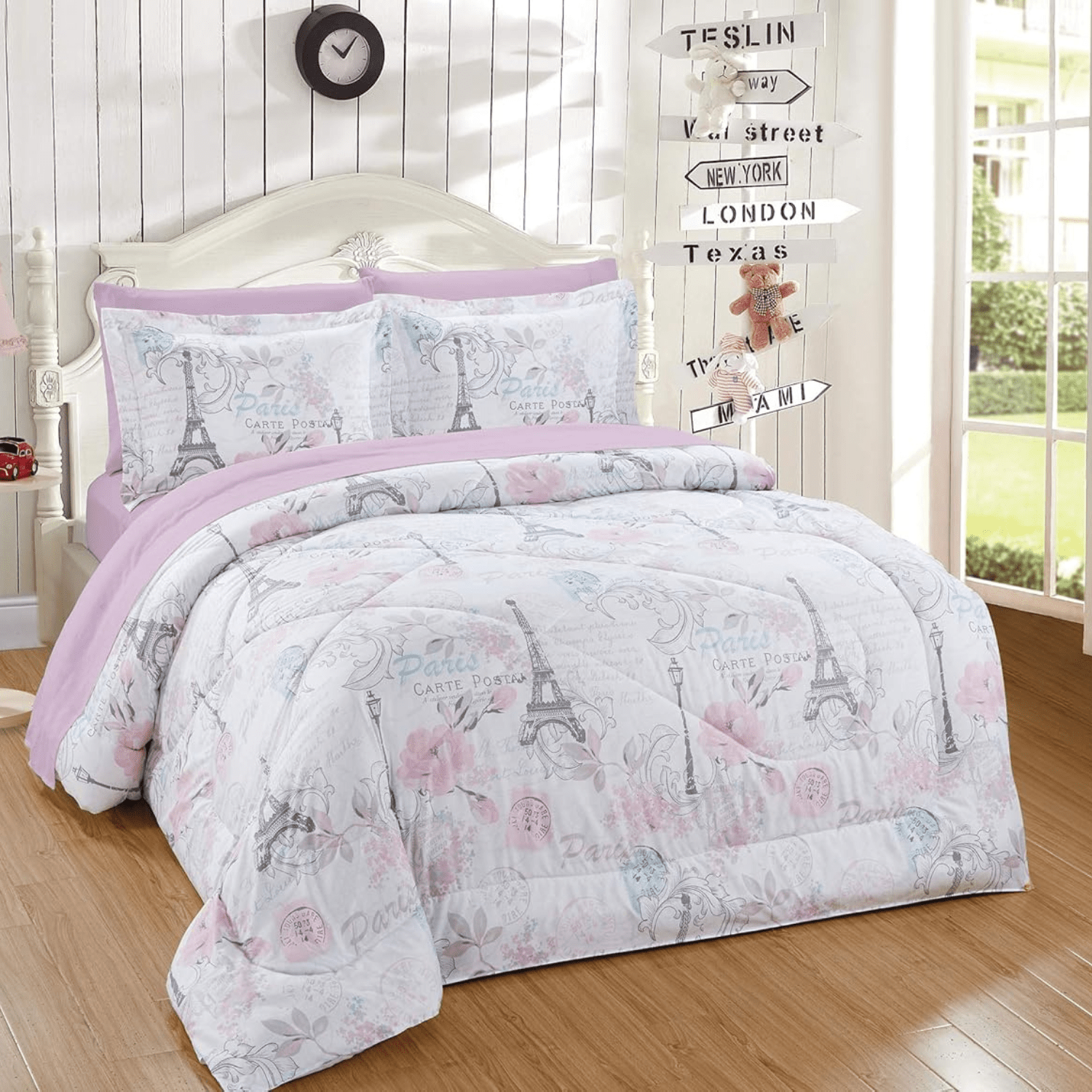 eiffel tower comforter
